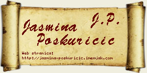 Jasmina Poskuričić vizit kartica